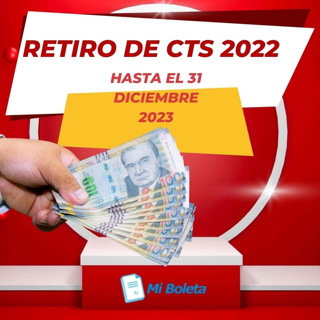 Retiro de CTS 2022 MI BOLETA